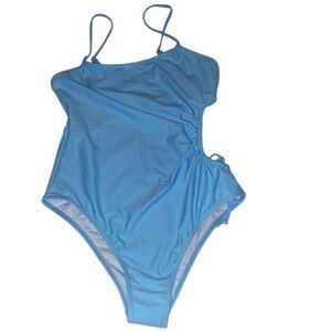 Blue One-Piece Swimsuit